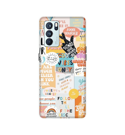 Good Vibes Only  Collage - Hard Cases For Oppo Models