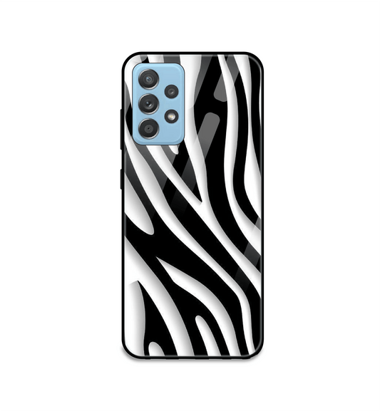 Zebra Print - Glass Case For Samsung Models