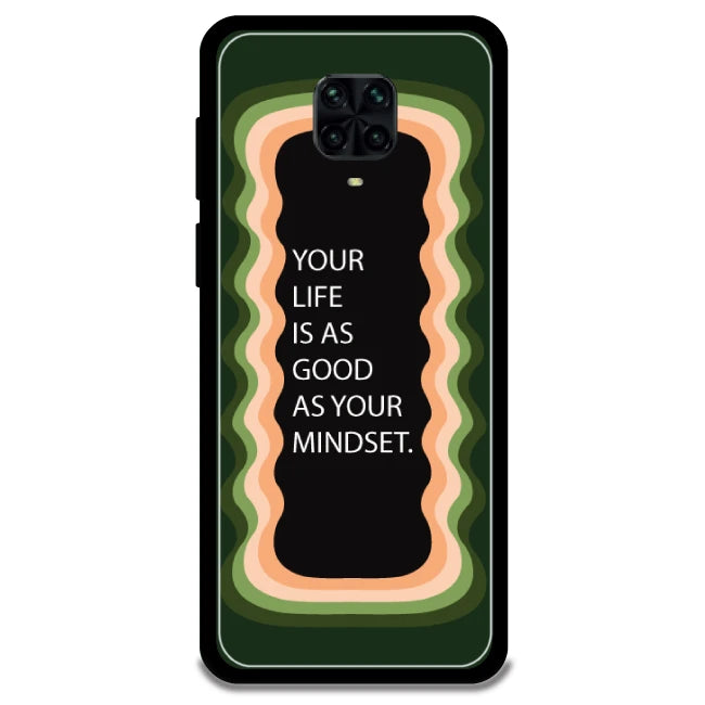 'Your Life Is As Good As Your Mindset' - Armor Case For Poco Models Poco M2 Pro