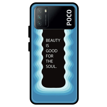 'Beauty Is Good For The Soul' - Armor Case For Poco Models Poco M3