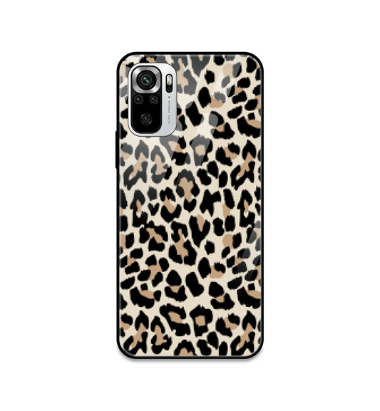 Leopard Print - Glass Case For Redmi Models