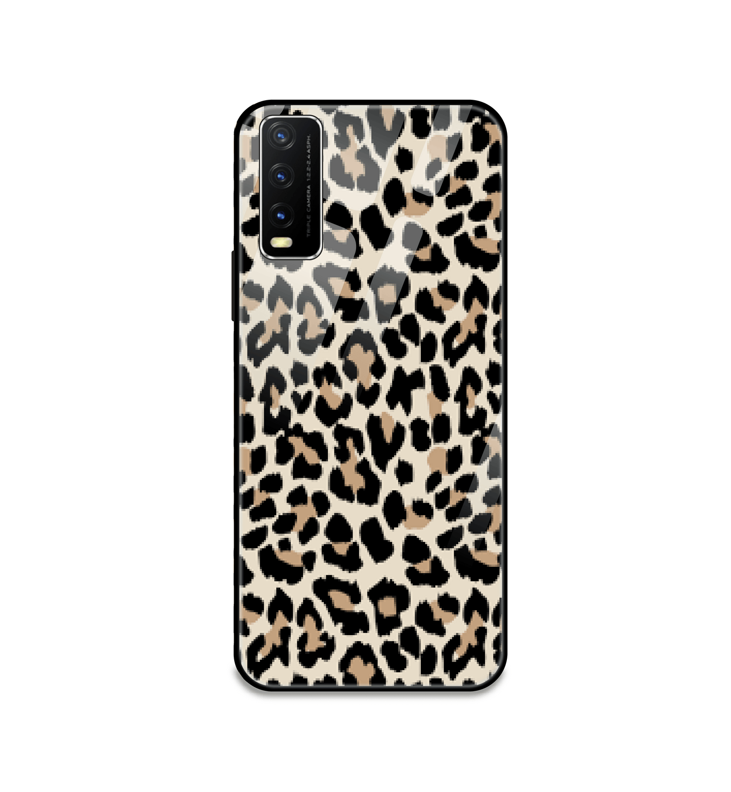Leopard Print - Glass Case For Vivo Models