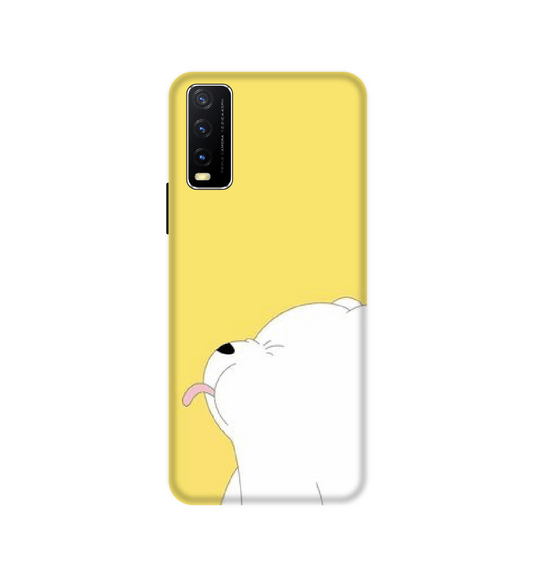 White Teddy On Yellow Background - Hard Cases For Vivo Models
