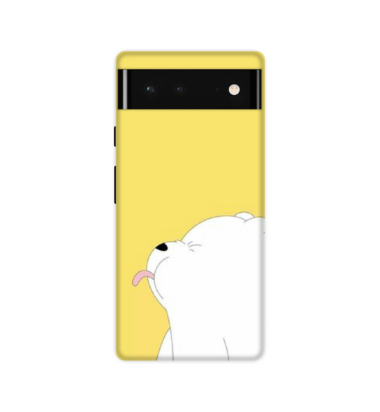 White Teddy On Yellow Background - Hard Cases For Google Models