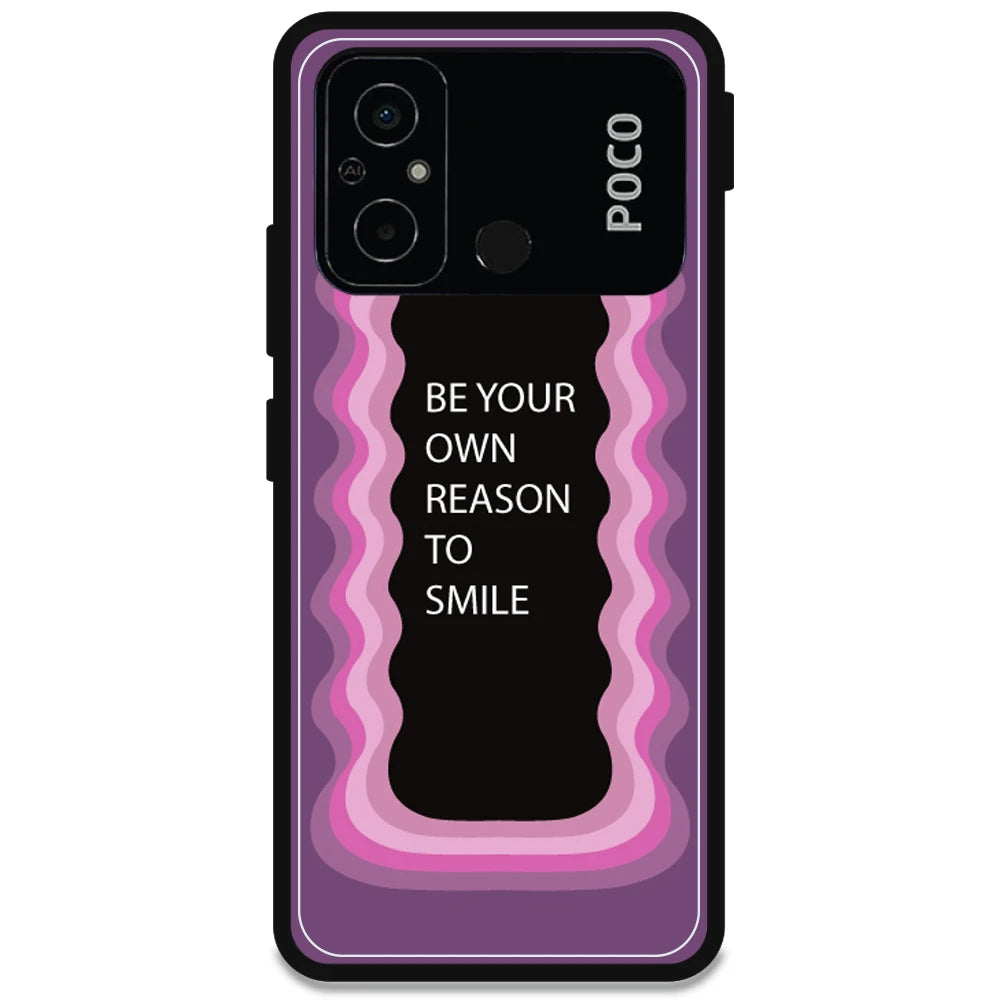 'Be Your Own Reason To Smile' - Armor Case For Poco Models Poco C55