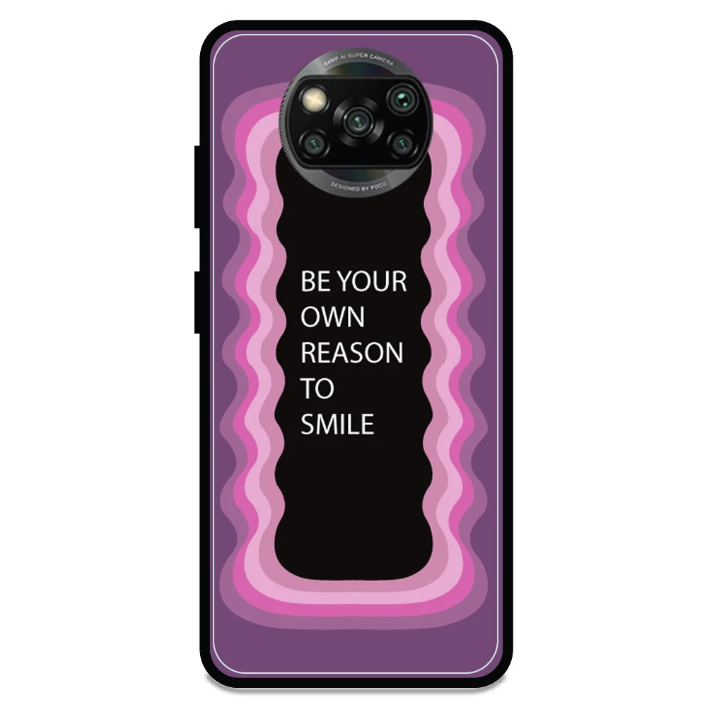 'Be Your Own Reason To Smile' - Armor Case For Poco Models Poco X3