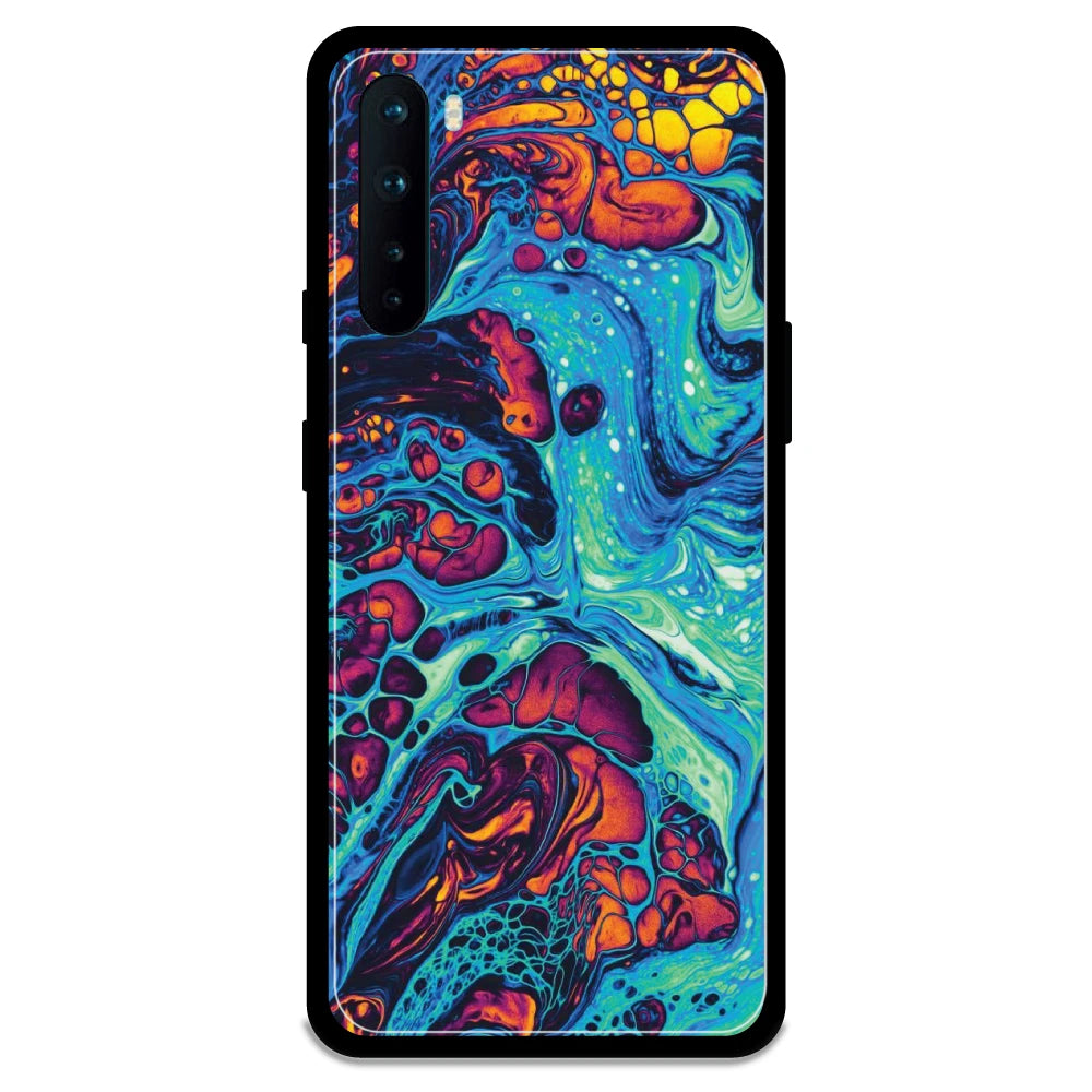 Blue And Orange Swirl - Armor Case For OnePlus Models One Plus Nord