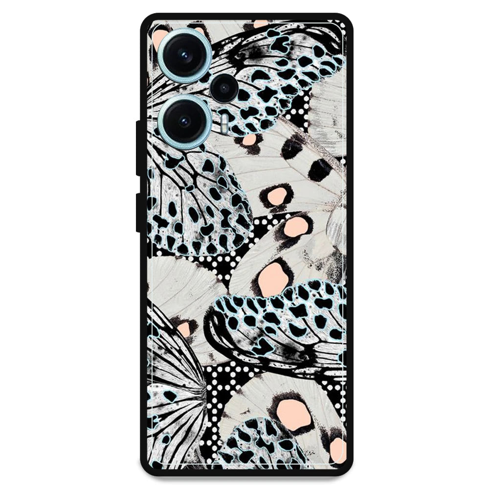 White Butterflies - Armor Case For Poco Models Poco F5 5G