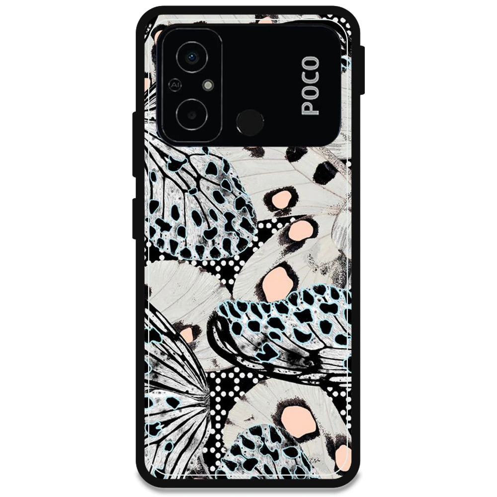 White Butterflies - Armor Case For Poco Models Poco C55