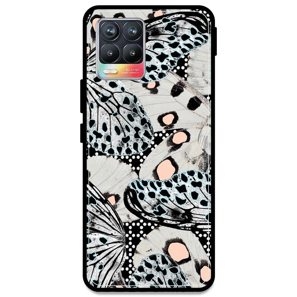 White Butterflies - Armor Case For Realme Models Realme 8 4G