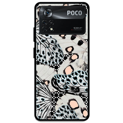 White Butterflies - Armor Case For Poco Models Poco X4 Pro 5G