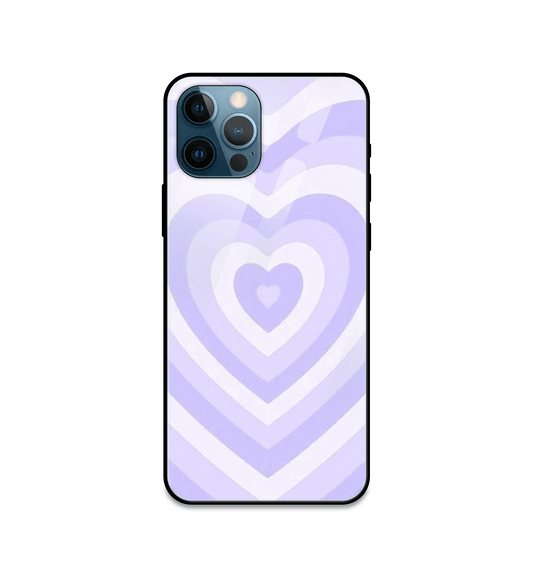 Blue Hearts - Glass Cases For iPhone Models