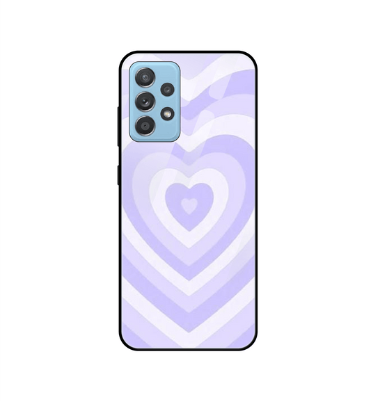 Blue Hearts -  Glass Case For Samsung Models