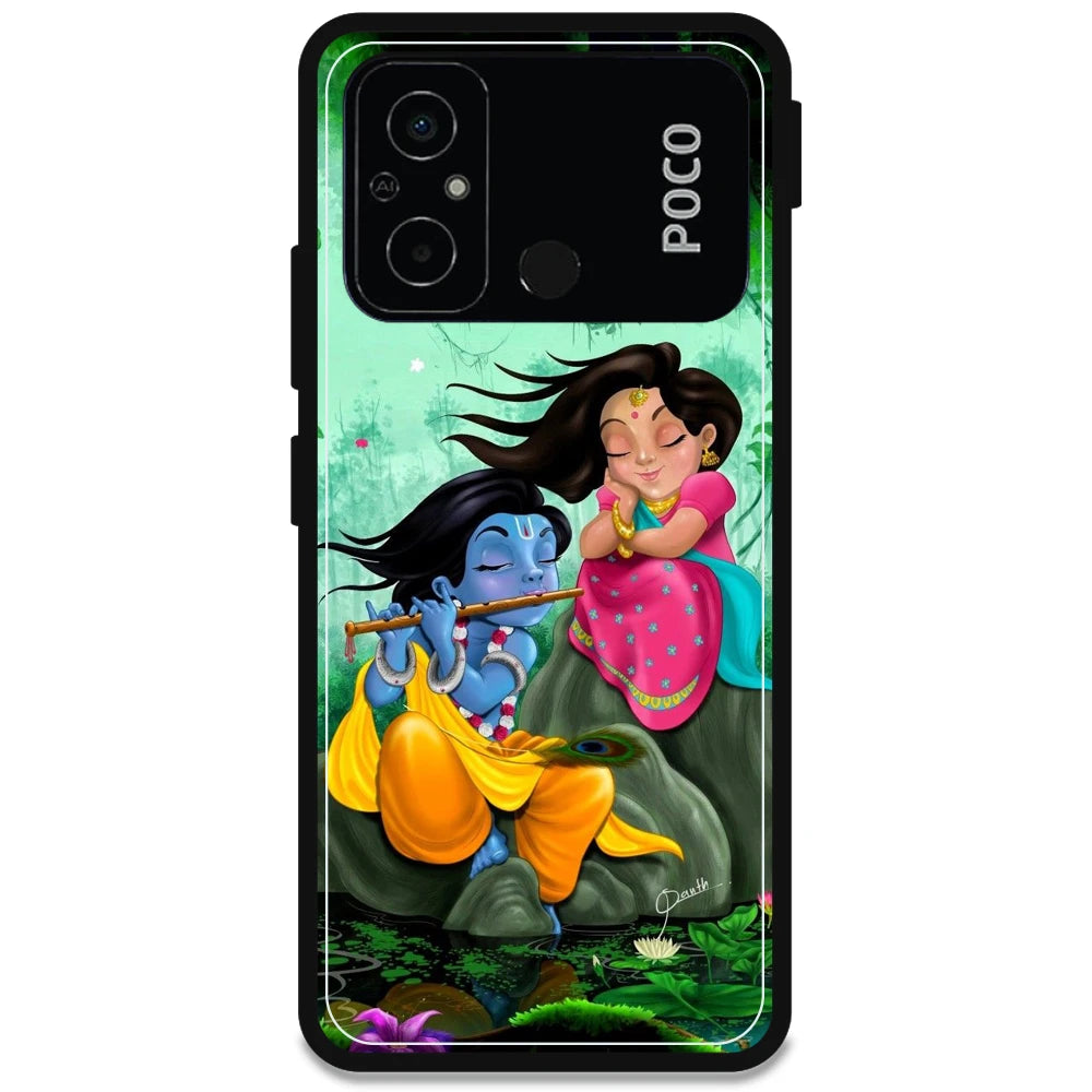 Radha Krishna - Armor Case For Poco Models Poco C55