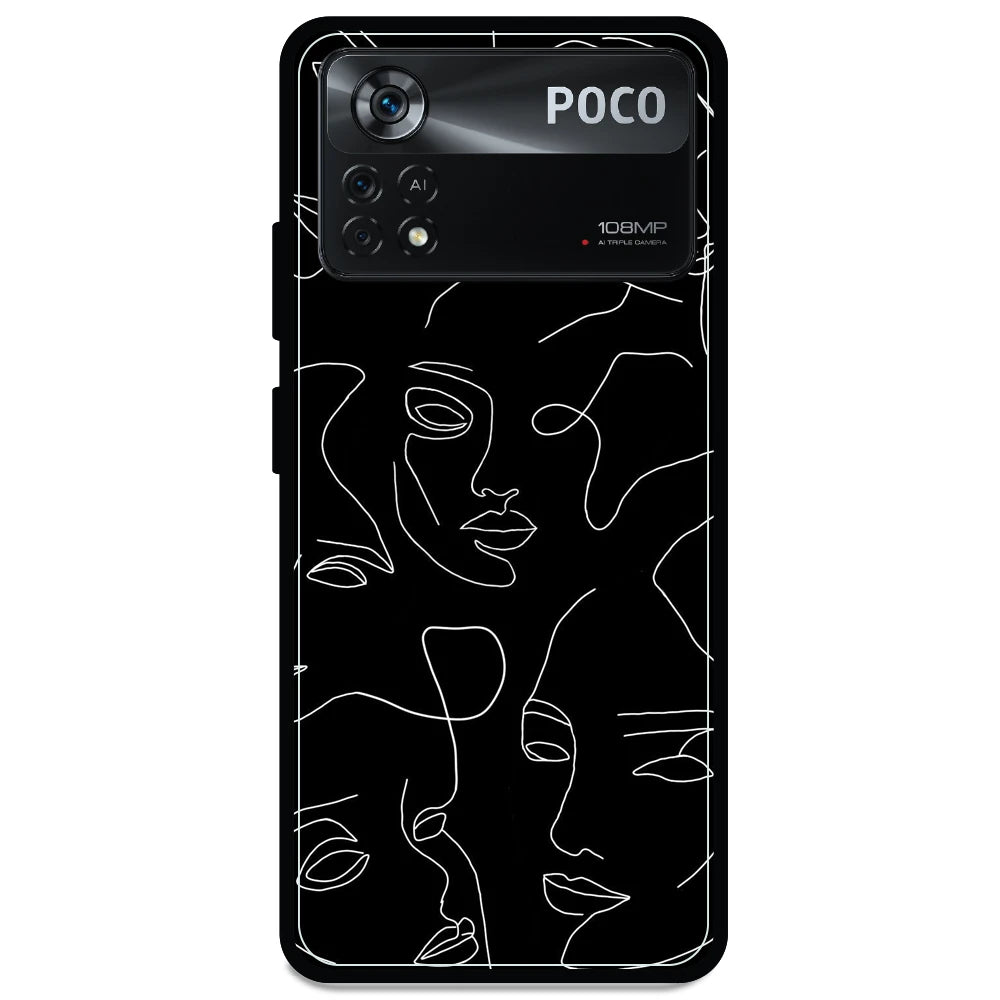Two Faced - Armor Case For Poco Models Poco X4 Pro 5G