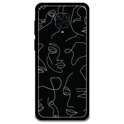 Two Faced - Armor Case For Poco Models Poco M2 Pro