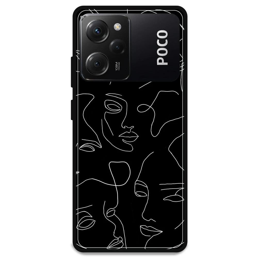 Two Faced - Armor Case For Poco Models Poco X5 Pro 5G