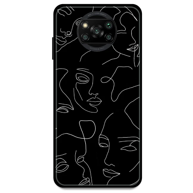 Two Faced - Armor Case For Poco Models Poco X3 Pro