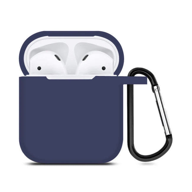 Navy Blue Liquid Silicon - AirPods Cases