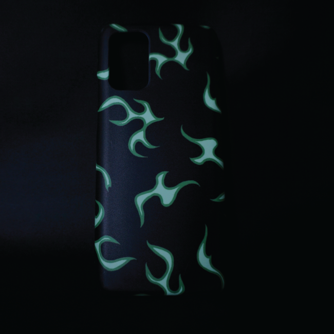 Green Flames Hard Case- OnePlus 9R