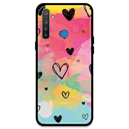 Hearts - Armor Case For Realme Models Realme 5