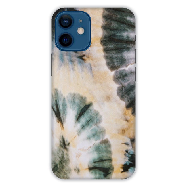 Black And Gold Tie Dye - Hard Cases For iPhone Models
