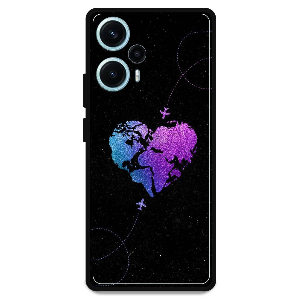 Travel Heart - Armor Case For Poco Models Poco F5 5G