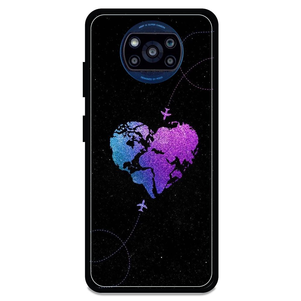 Travel Heart - Armor Case For Poco Models Poco X3 Pro