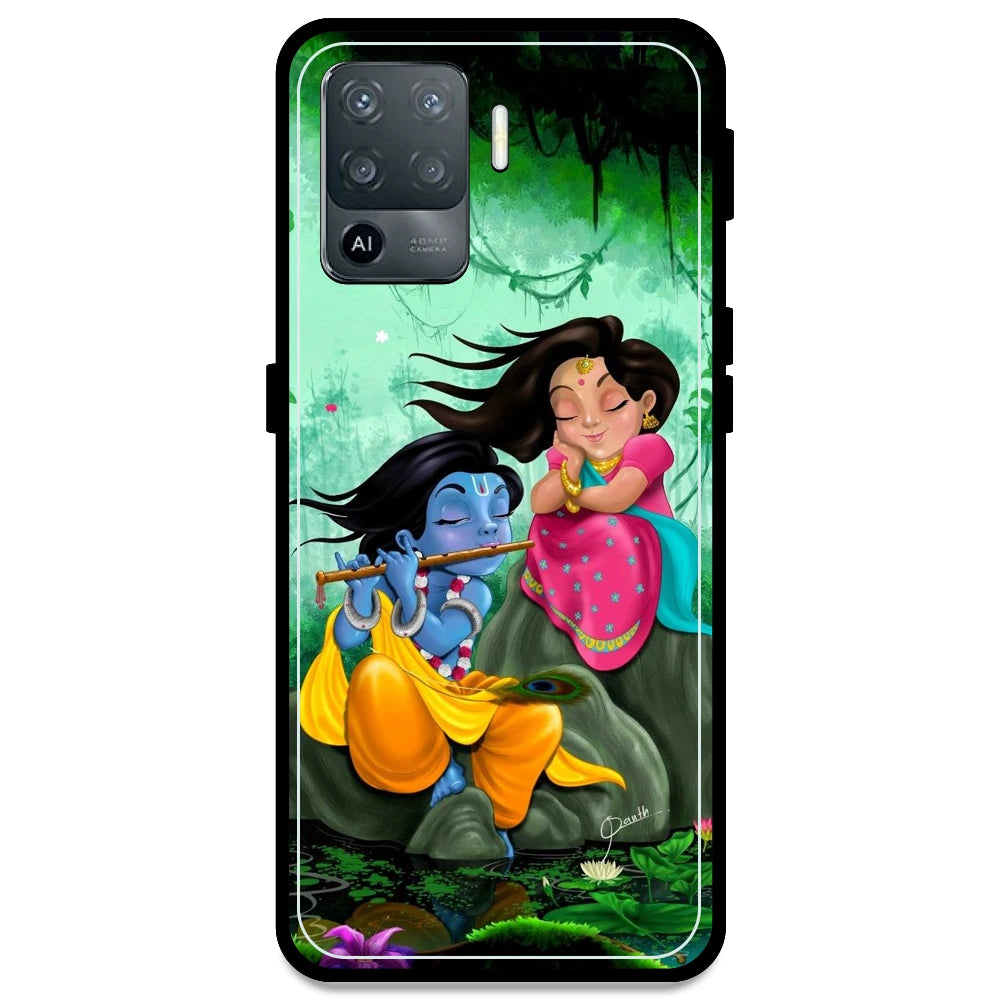 Radha Krishna - Armor Case For Oppo Models Oppo F19 Pro