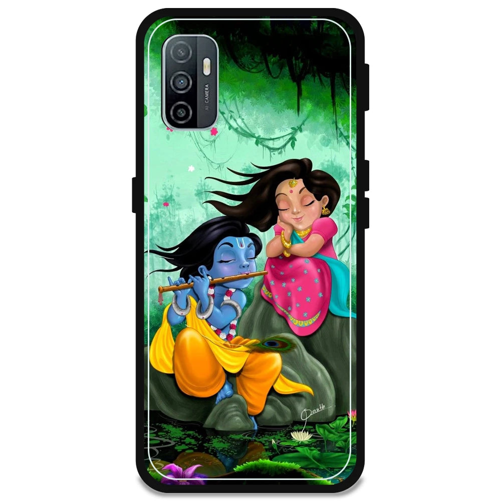 Radha Krishna - Armor Case For Oppo Models Oppo A53 2020