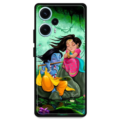 Radha Krishna - Armor Case For Poco Models Poco F5 5G