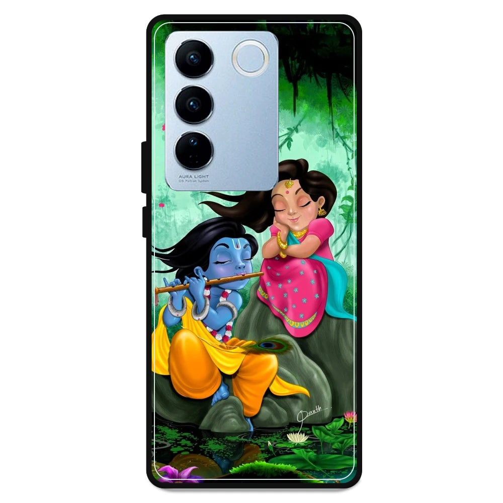 Radha Krishna - Armor Case For Vivo Models Vivo V27