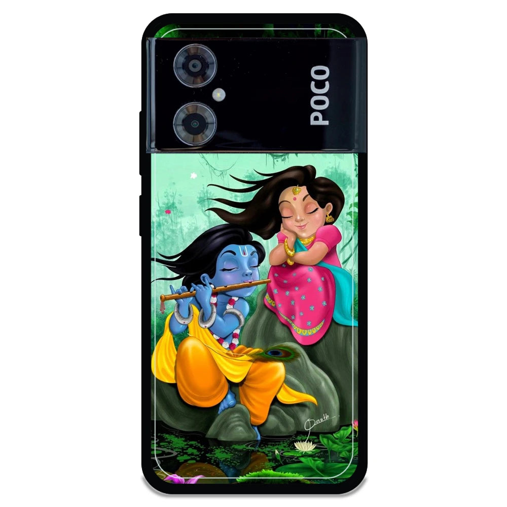 Radha Krishna - Armor Case For Poco Models Poco M4 5G