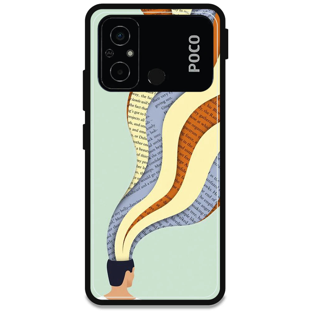 Overthinking - Glossy Metal Silicone Case For Poco Models – Phone Antics
