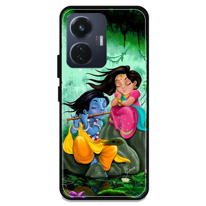 Radha Krishna - Armor Case For Vivo Models Vivo T1 44W 