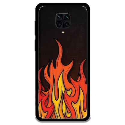 Flames - Armor Case For Poco Models Poco M2 Pro