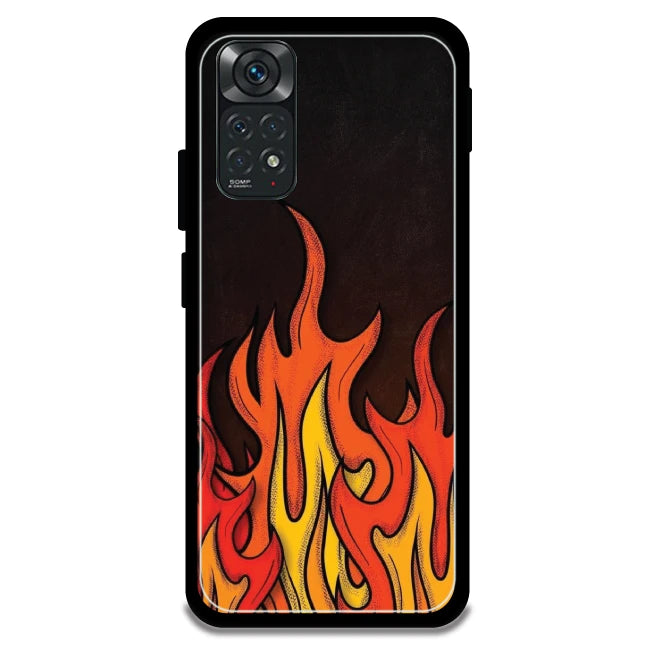 Flames - Armor Case For Redmi Models 11 4g