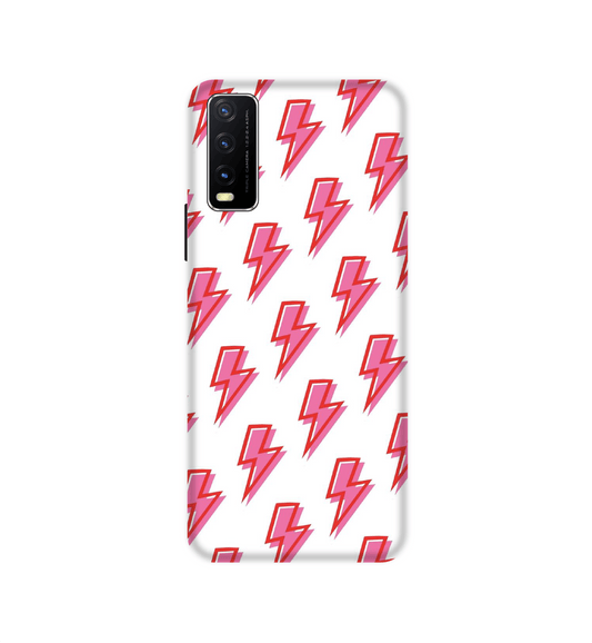 Pink Lightning Bolts - Hard Cases For Vivo Models