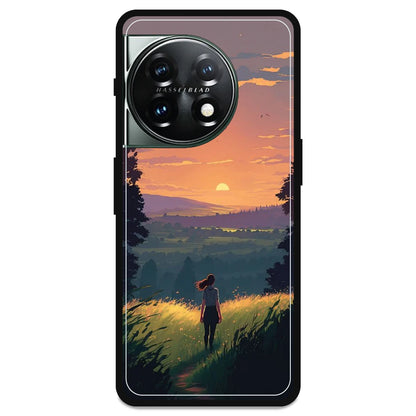 Girl & The Mountains - Armor Case For OnePlus Models OnePlus 11