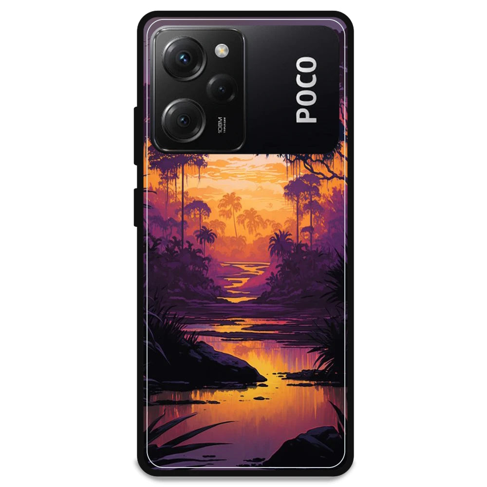 Mountains & The River - Armor Case For Poco Models Poco X5 Pro 5G
