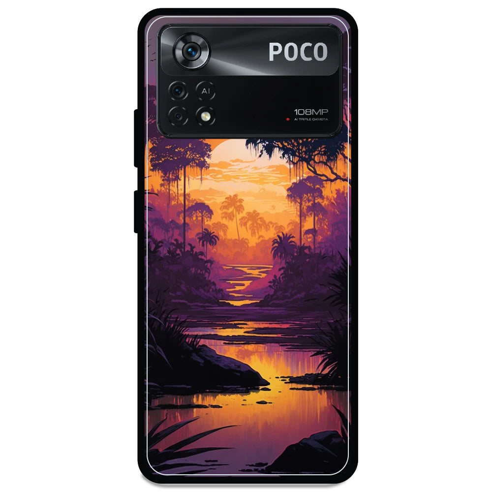 Mountains & The River - Armor Case For Poco Models Poco X4 Pro 5G