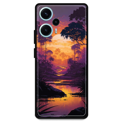 Mountains & The River - Armor Case For Poco Models Poco F5 5G