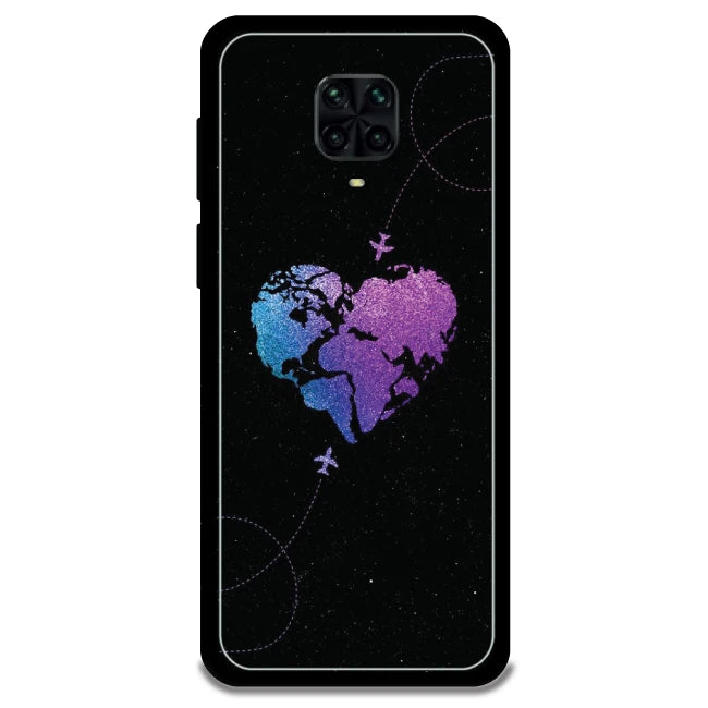 Travel Heart - Armor Case For Poco Models Poco M2 Pro