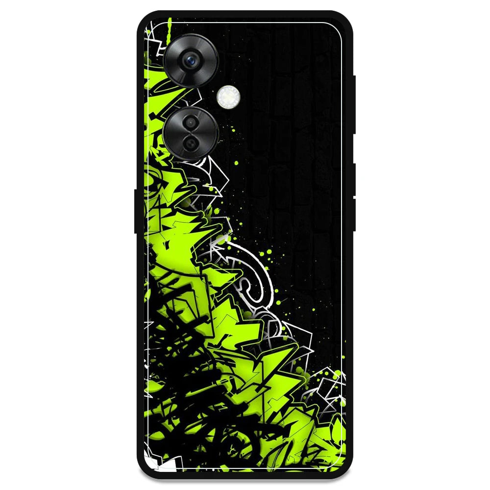 Green Graffiti - Armor Case For OnePlus Models OnePlus Nord CE 3 lite
