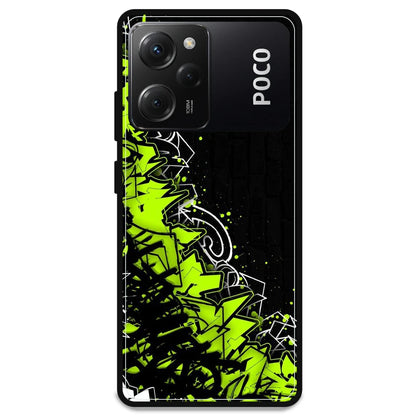 Green Graffiti - Armor Case For Poco Models Poco X5 Pro 5G