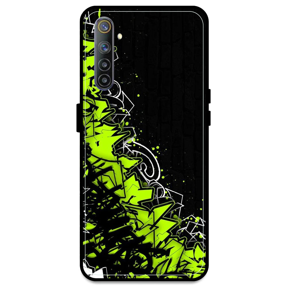 Green Graffiti - Armor Case For Realme Models Realme 6