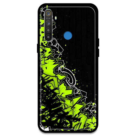 Green Graffiti - Armor Case For Realme Models Realme 5