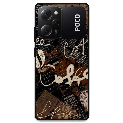 Coffee - Armor Case For Poco Models Poco X5 Pro 5G