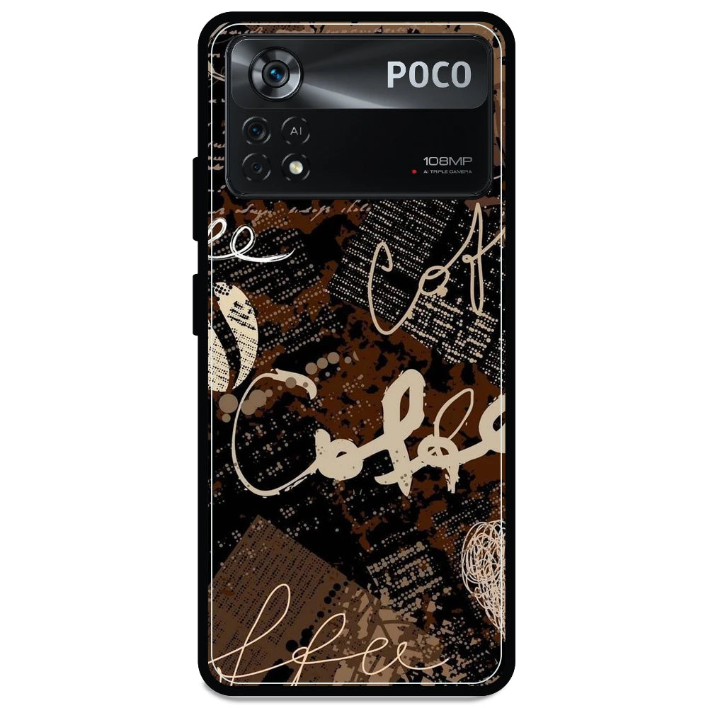 Coffee - Armor Case For Poco Models Poco X4 Pro 5G