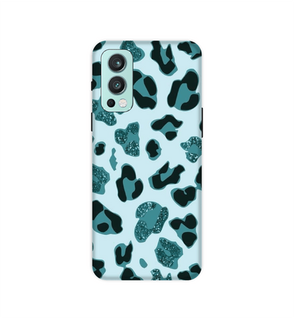 Blue Leopard Glitter Print - Hard Cases For OnePlus Models